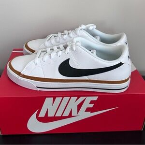 Nike Court Legacy NN Men's White/Black Sneakers Size 8.5